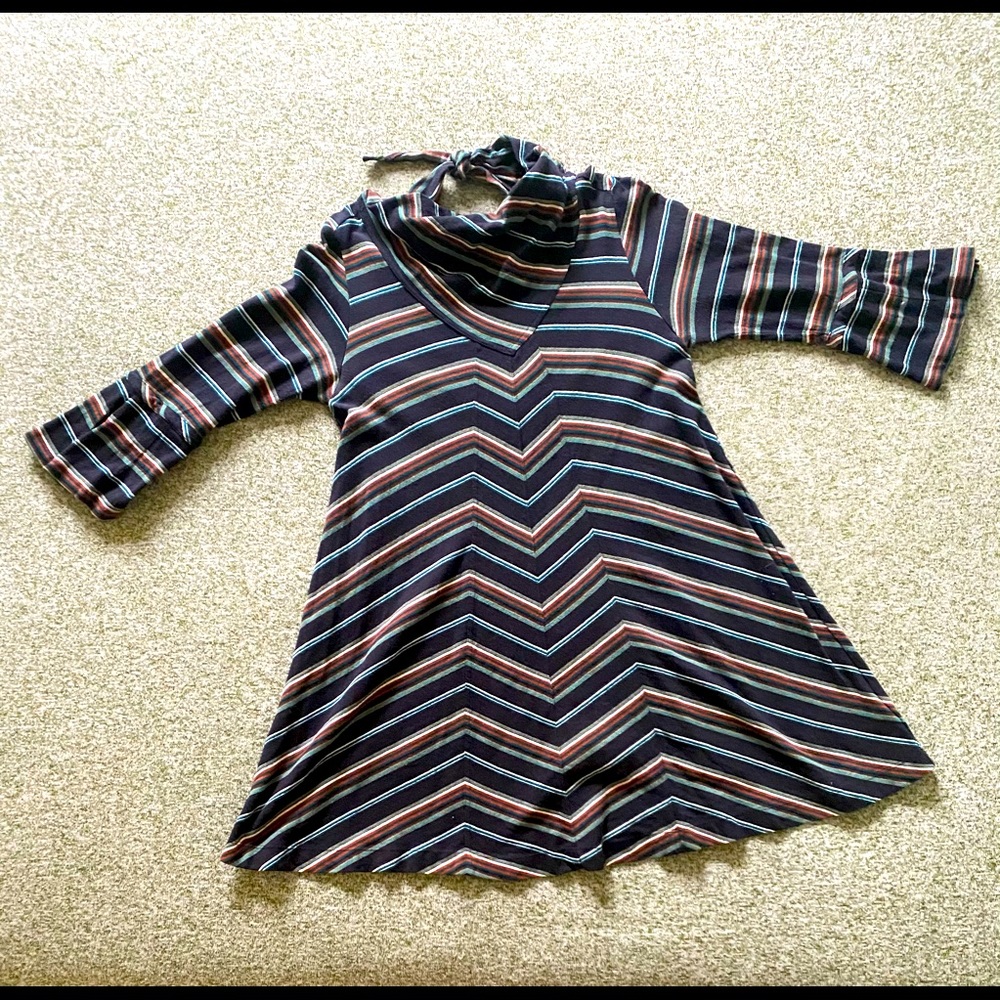 Anthropologie New Romantics striped dress
